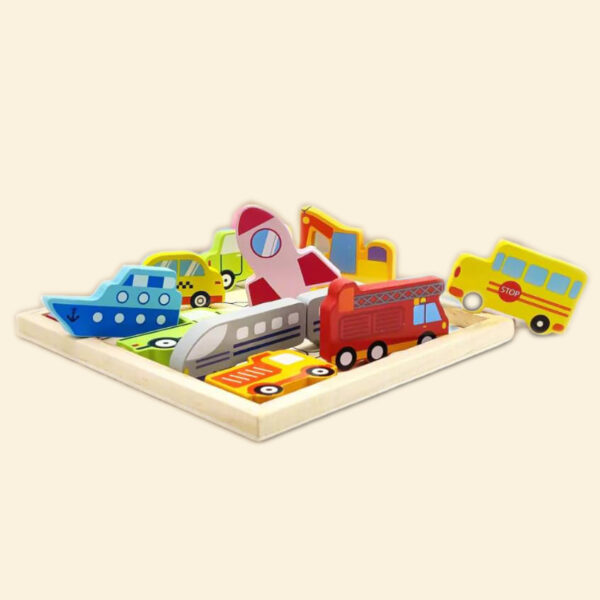 Vehicle Wooden Puzzle - Image 2