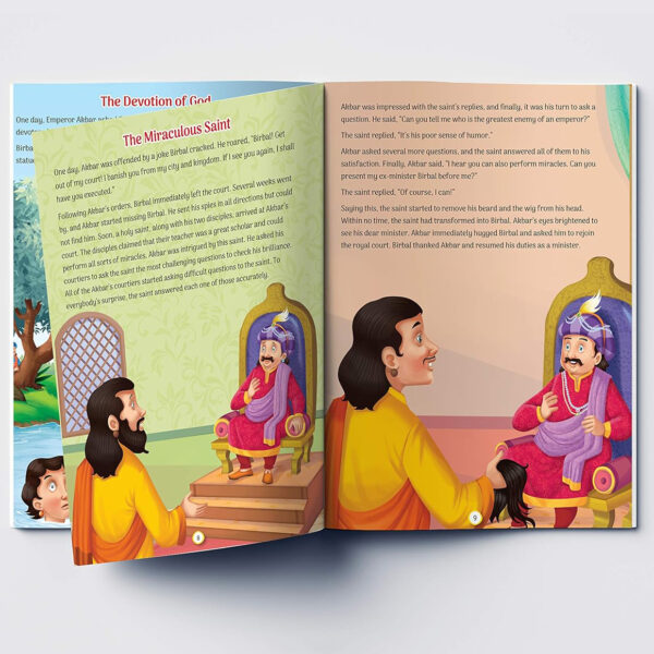 Witty Stories of Akbar and Birbal - Collection of 10 Books: Illustrated Humorous Stories For Kids - Image 2