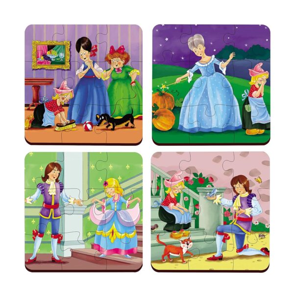 Cinderella 4 in 1 Puzzle - Image 2