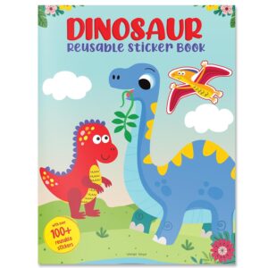 Dinosaur World Reusable Sticker Book For Children