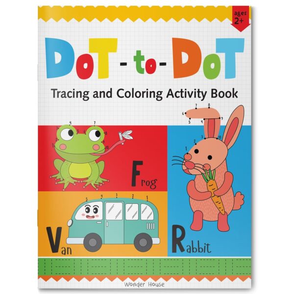 Preschool Activity Book: Dot-To-Dot - Tracing and Coloring Activity Book For Kids