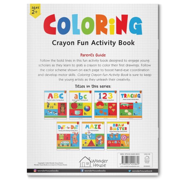 Preschool Activity Book: Coloring - Crayon Fun Activity Book For Kids - Image 2