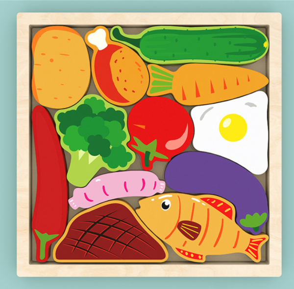 Vegetable Wooden Puzzle