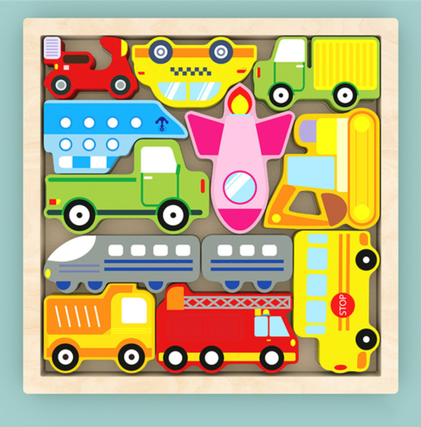 Vehicle Wooden Puzzle