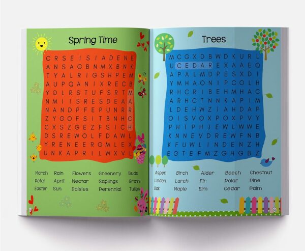101 Word Search Activity Book: Large Grid Word Search Puzzles for Kids With Attractive Illustrations - Image 5