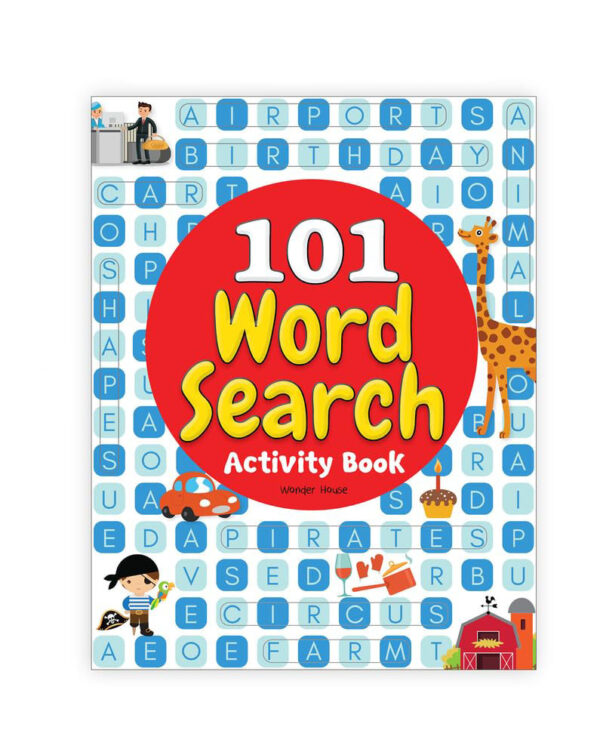 101 Word Search Activity Book: Large Grid Word Search Puzzles for Kids With Attractive Illustrations
