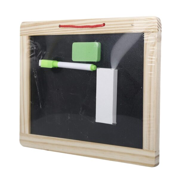 Wooden Frame Mini Chalkboard with Marker - Image 4