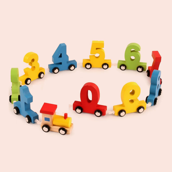 Wooden Digital Train Toy Set - Image 3