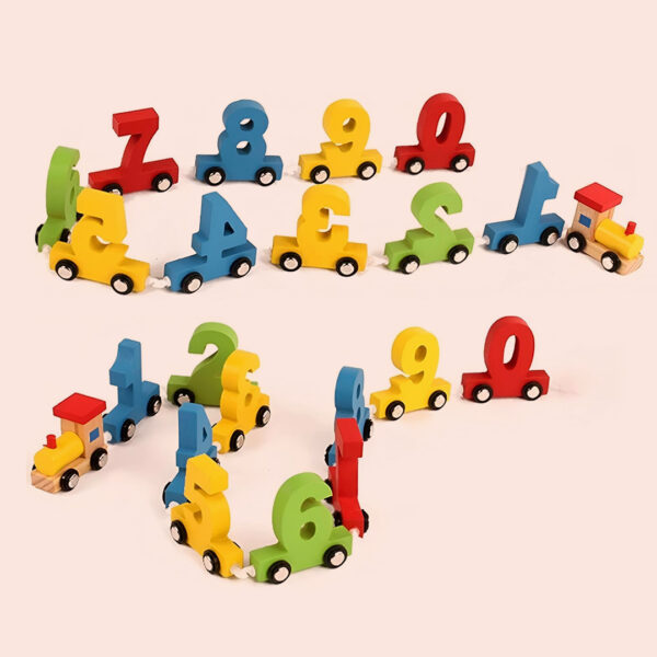 Wooden Digital Train Toy Set - Image 4