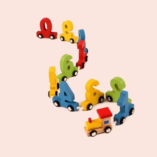 Wooden Digital Train Toy Set - Image 2