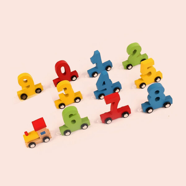 Wooden Digital Train Toy Set - Image 5