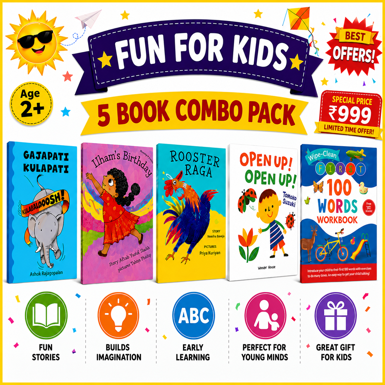 Fun for Kids – 5 Book Combo Pack